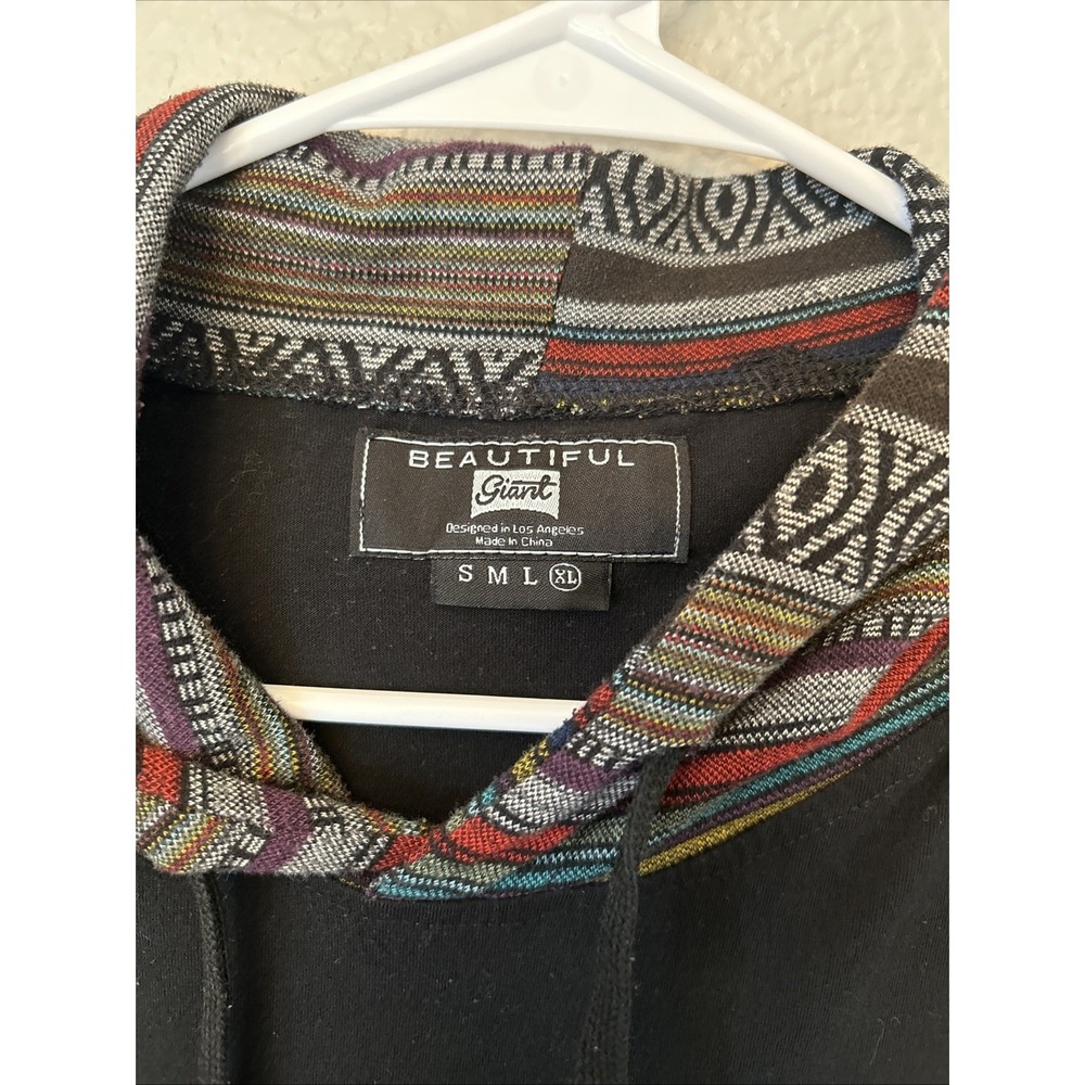 Beautiful Giant Pullover Hoodie Men Size XL Aztec Southwest Long Sleeve - Picture 3 of 6